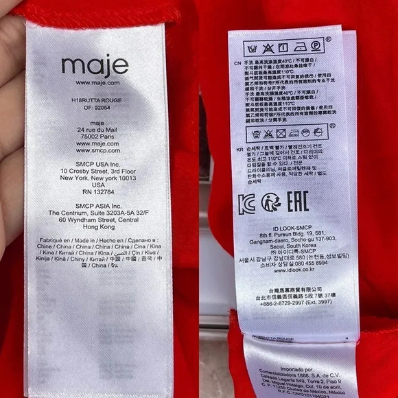 MAJE Rutta Dress size 1 - Picture 13 of 16
